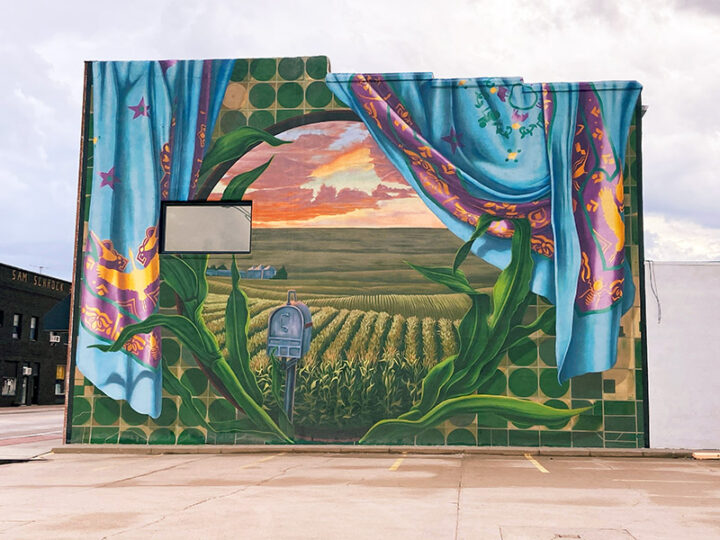 Mailbox Mural, Iron Horse Arts District