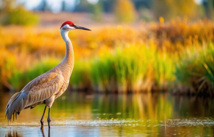 Sandhill Crane - Birdwatching in Phelps County, NE